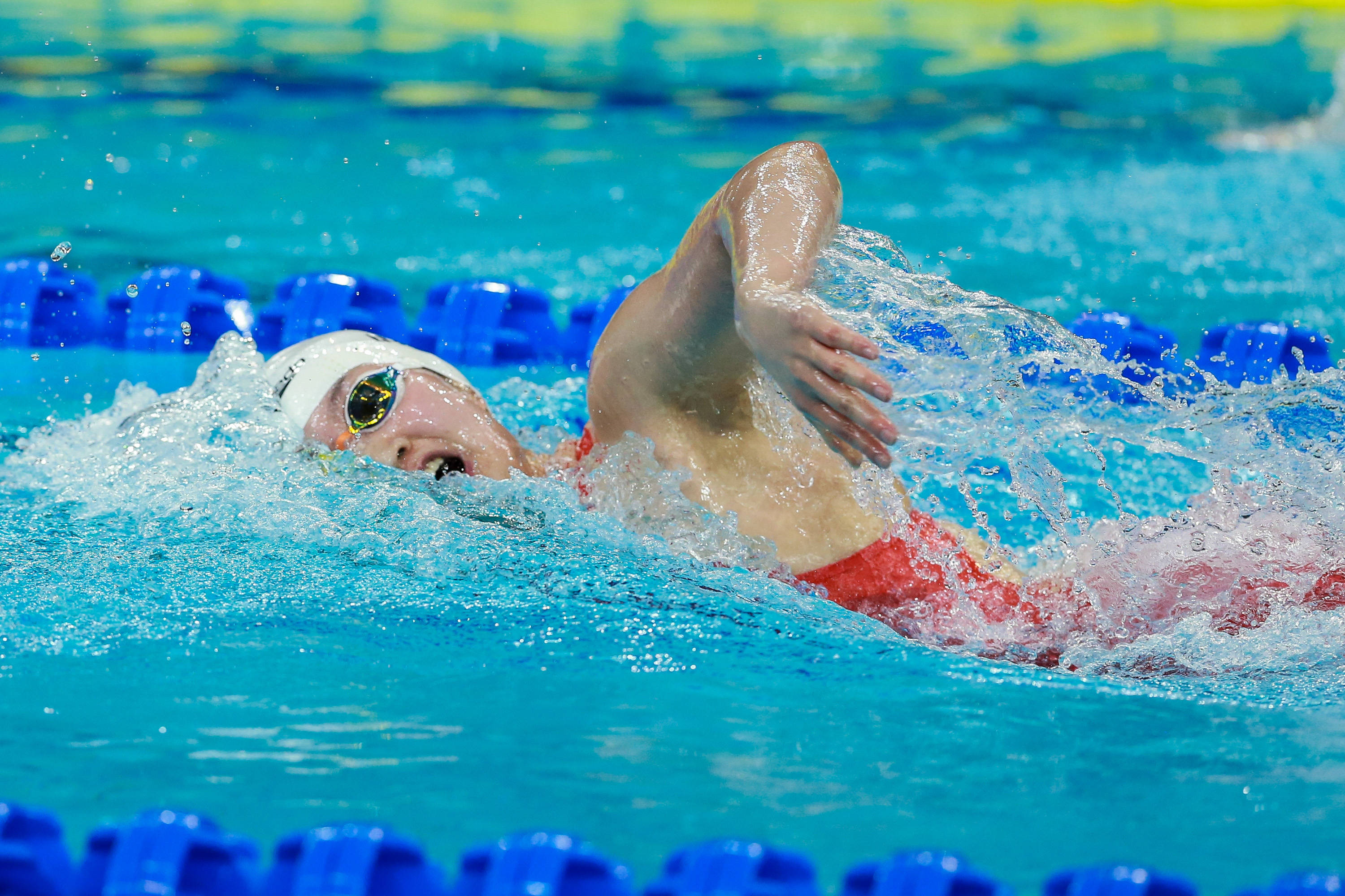 法国运动员在游泳比赛中刷新个人最佳记录