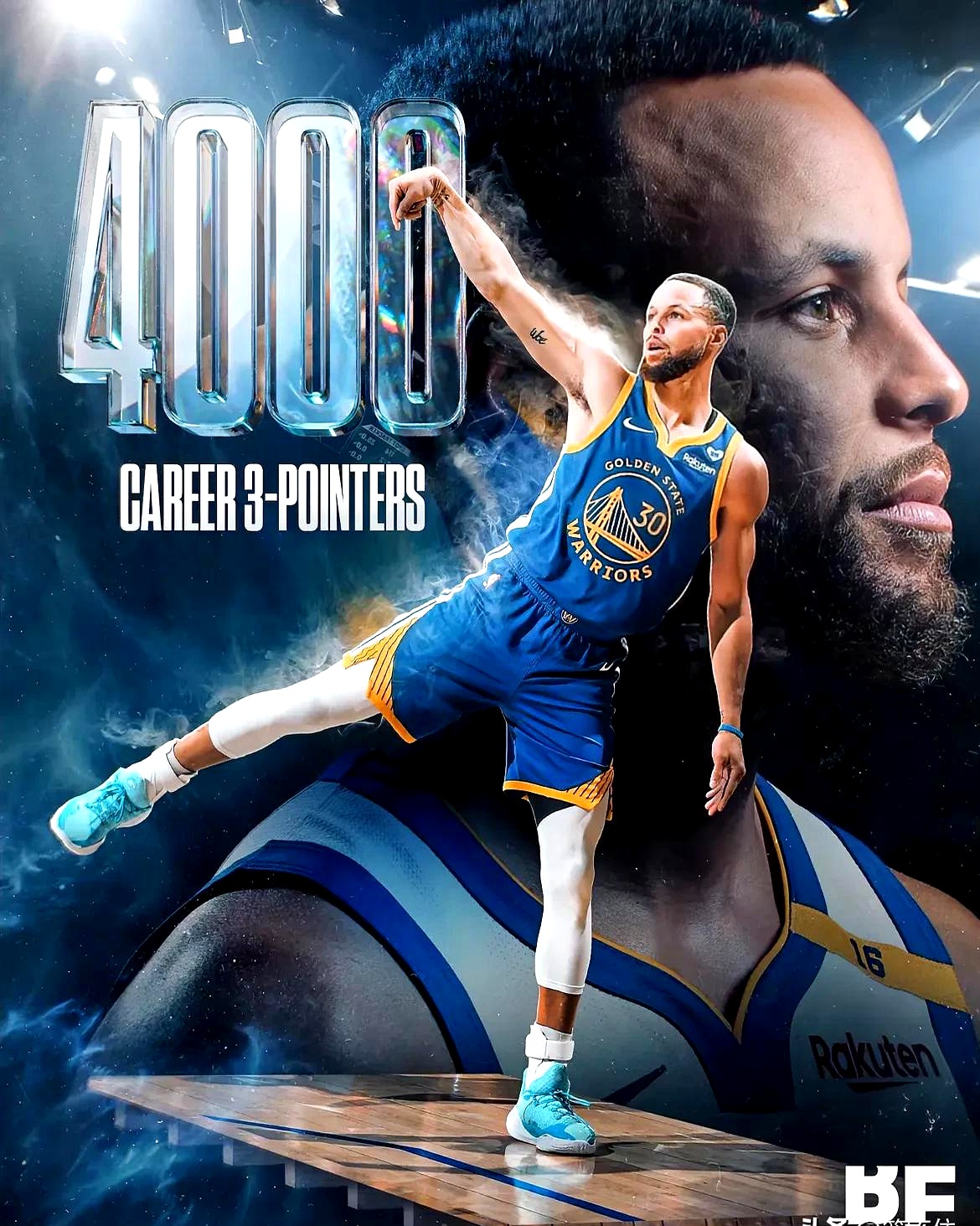 勇士终结人连胜，库里大发神威