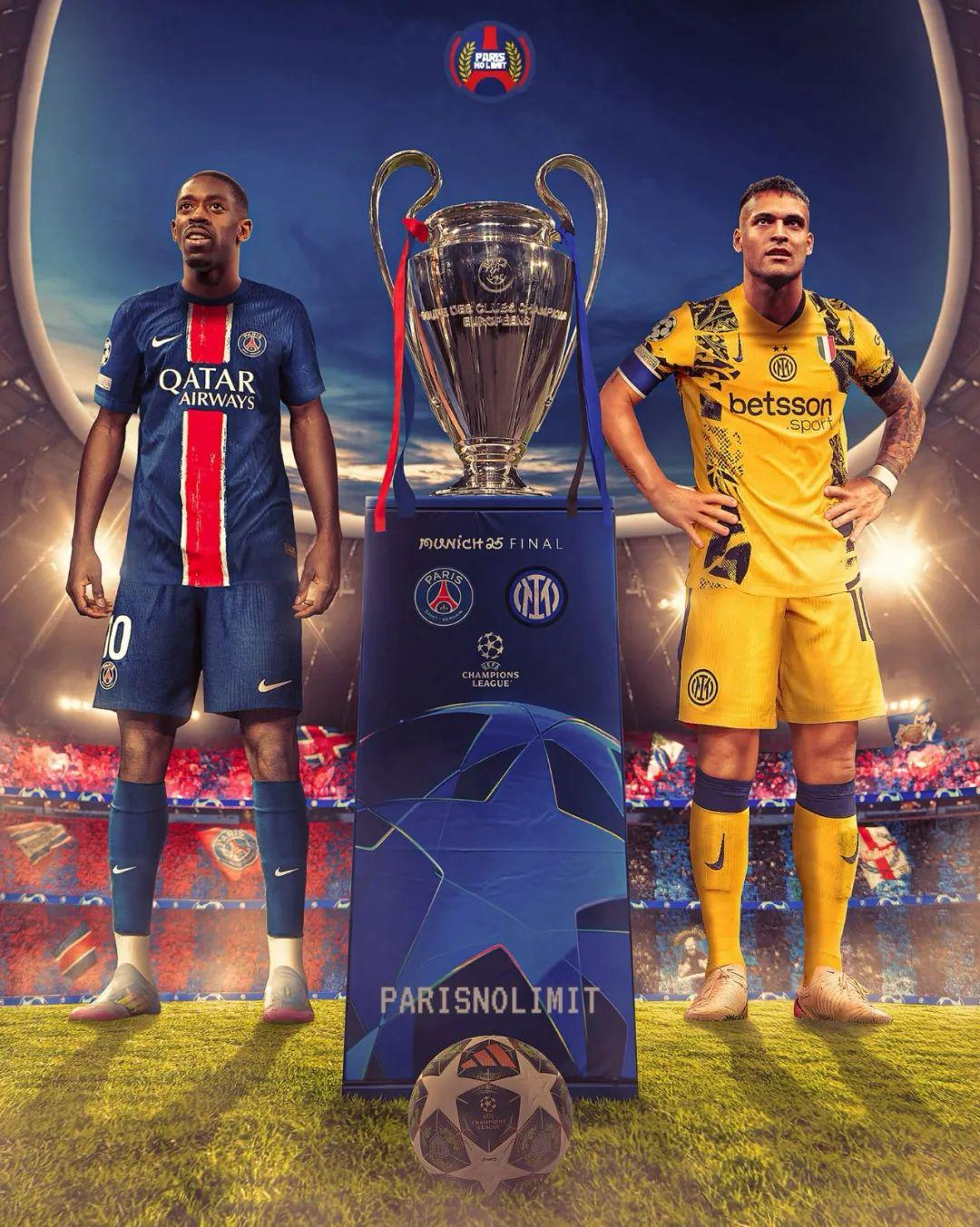 巴塞罗那在主场战胜巴黎圣日耳曼，夺得欧冠冠军