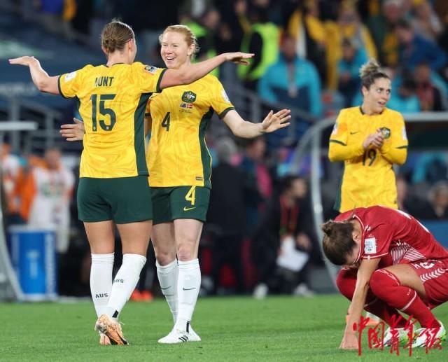 澳大利亚女足球员积极训练备战世界杯