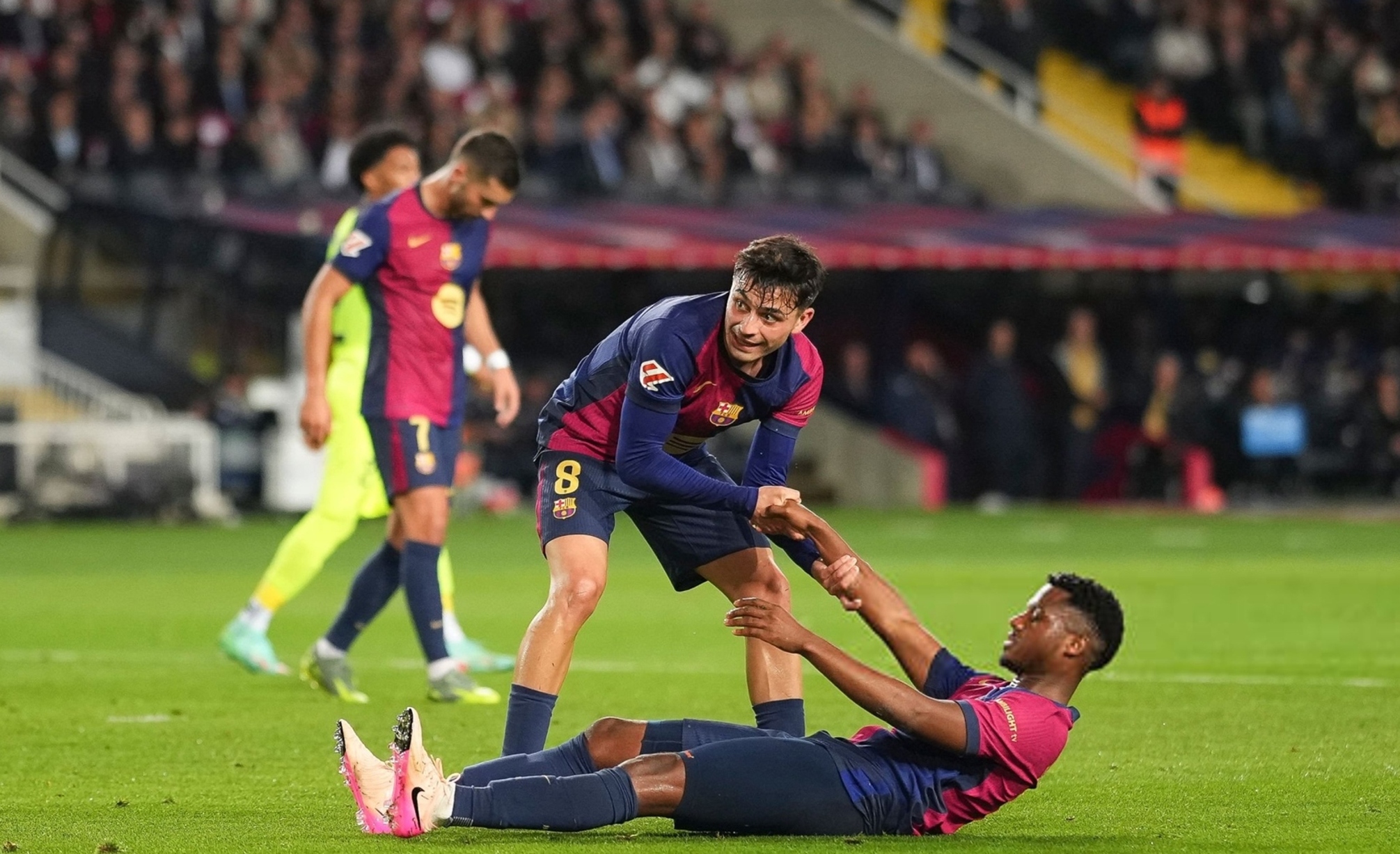 巴塞罗那客场失利边路进攻低迷 巴塞罗那客场失利边路进攻低迷