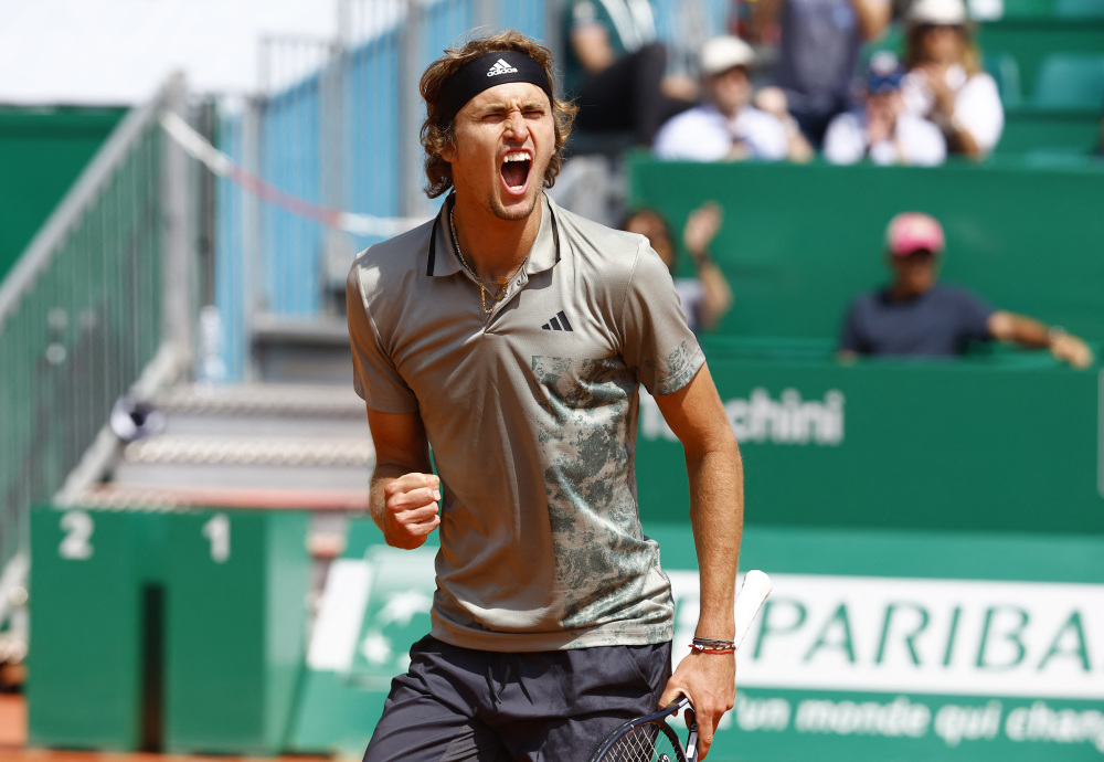 美网鏖战蒙特卡洛大师赛,兹维列夫高光表现 美网鏖战蒙特卡洛大师赛,兹维列夫高光表现